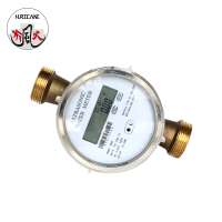 Mini water flow meter NB-IOT smart Lora sensor Ultrasonic water meter reading device